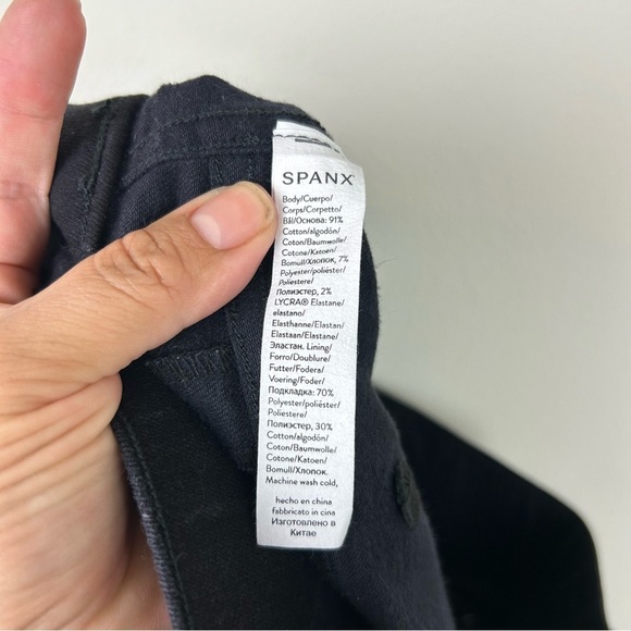Spanx Black Jeans pull-on ankle skinny size: 1XT - Picture 7 of 7
